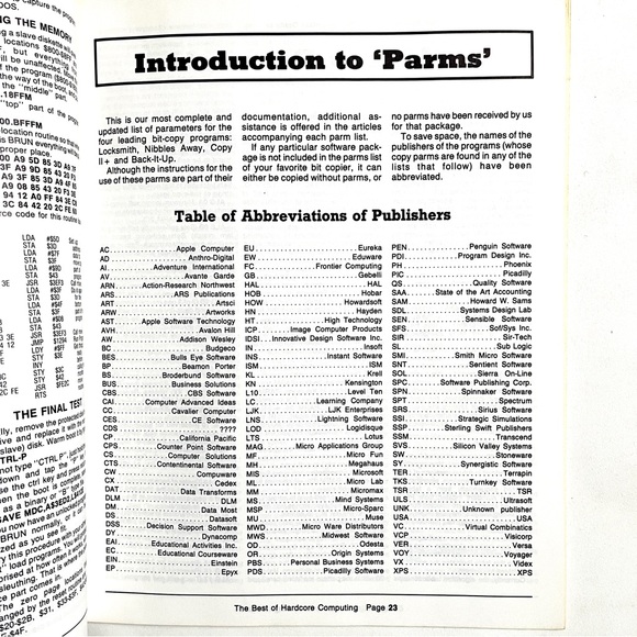 The Best of HardCore Computing. 1980’s. Vintage. Articles. - Picture 8 of 9